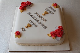 vicar celebration cake